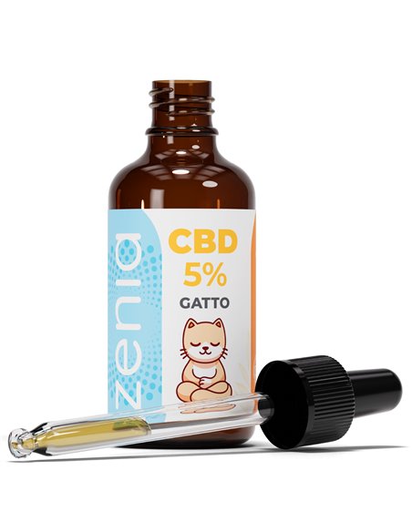 olio cbd gatto grande quantità 50ml