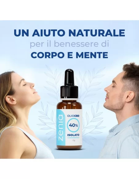 Olio CBD 40% isolato